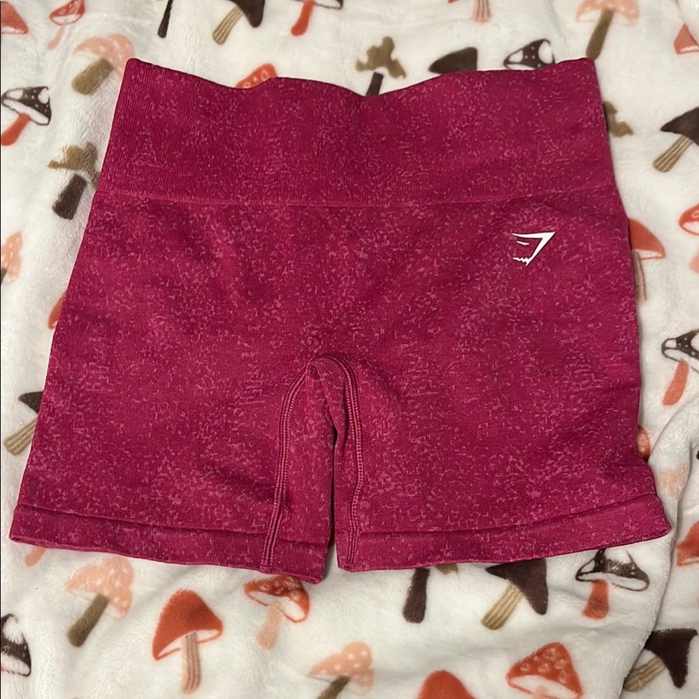 Gymshark Pink Bike Shorts High-Waisted Seamless Design